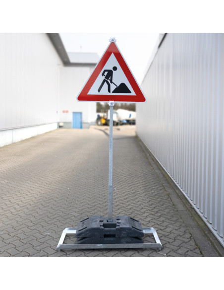 Bordenstandaard voor buispalen 40 x 40 mm - staal - 1200 x 458 mm kopen? Bestel nu!
