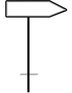 Buisframe om in te betonneren voor wegwijzer 1400 x 350 mm - 3000 mm kopen? Bestel nu!