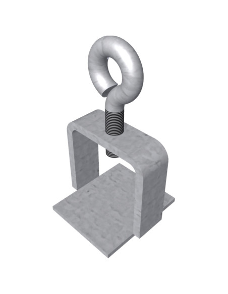Bordklem voor buis Ø 42 mm, verzinkt staal, 40 x 40 mm kopen? Bestel nu!
