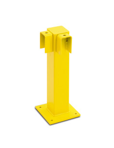 Magazijn railing XL-Line hoekpaal, gecoat, geel kopen?