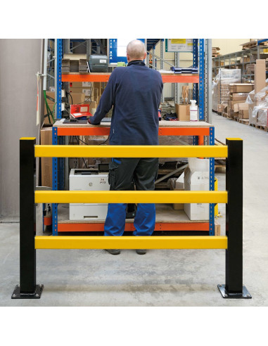 Beschermhek HYBRID vast, zwart geel kopen?