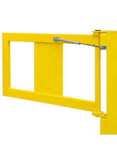Deur met gasdrukveer voor magazijn railing S-Line, gecoat, geel kopen?