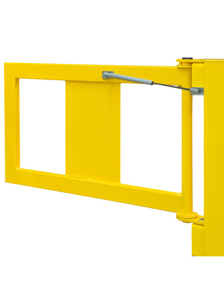 Deur met gasdrukveer voor magazijn railing XL-Line, gecoat, geel kopen?