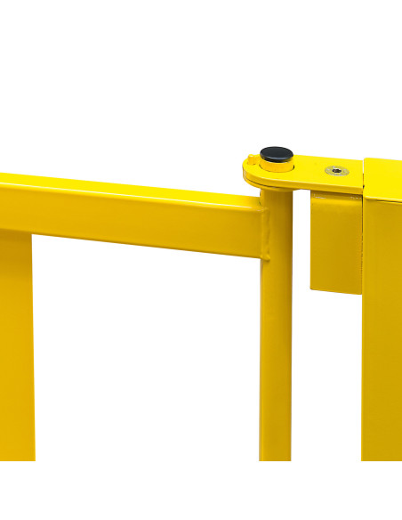 Manuele deur voor magazijn railing XL-Line, gecoat, geel kopen?