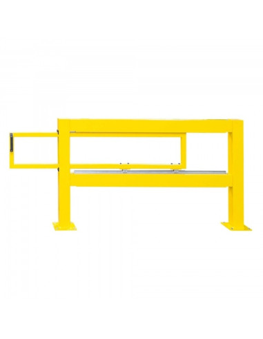 Schuifdeur voor magazijn railing XL-Line, gecoat, geel kopen?