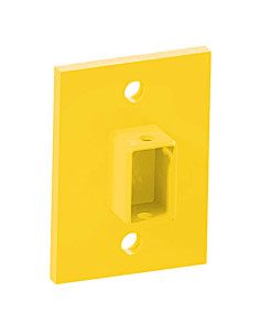 Muuradapter voor magazijn railing S-Line, gecoat, geel kopen?