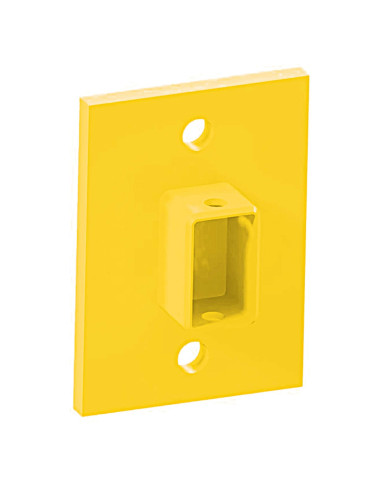 Muuradapter voor magazijn railing S-Line, gecoat, geel kopen?