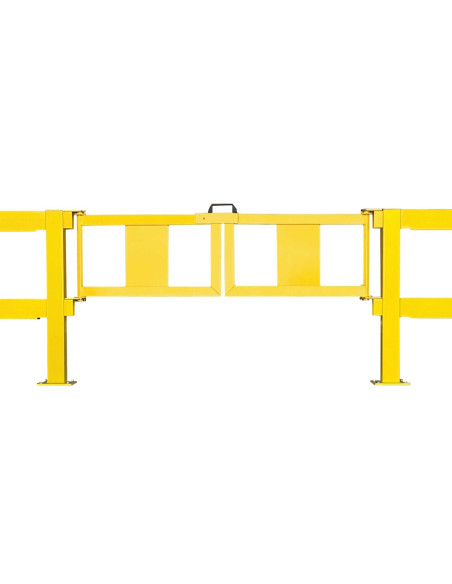 U-grendel voor deuren magazijn railing, gecoat, geel kopen?