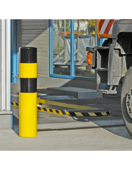 Rampaal 3XL Ø323 mm, om in te betonneren, verzinkt en gecoat, geel zwart kopen?