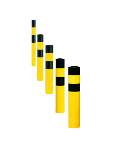 Rampaal XL Ø194 mm, om in te betonneren, verzinkt en gecoat, geel zwart kopen?