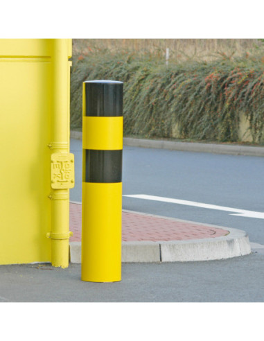 Rampaal XXL Ø273 mm, om in te betonneren, verzinkt en gecoat, geel zwart kopen?