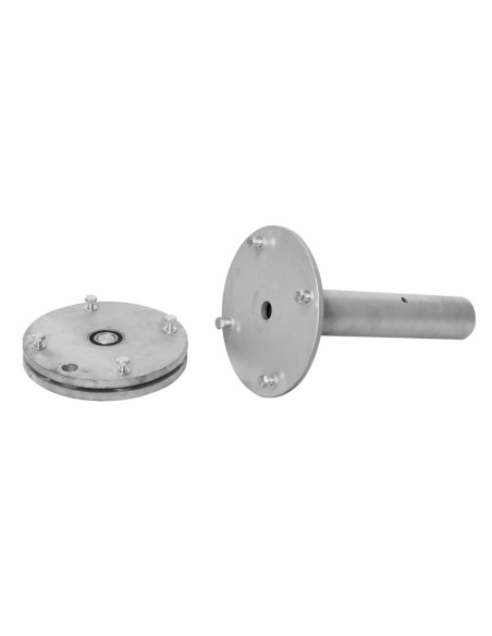 Verende en draaiende rampaal SWING Ø159 mm, gecoat, geel zwart kopen?