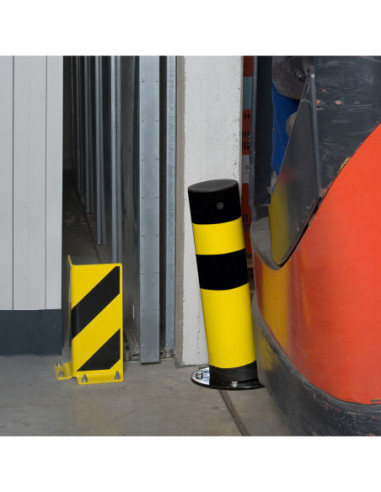 Verende rampaal SWING Ø159 mm, gecoat, geel zwart kopen?
