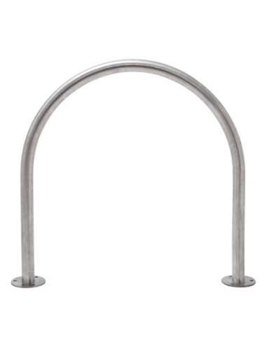 Aanleunbeugel DE RONDE 850 x 850 mm op voetplaten, RVS kopen?
