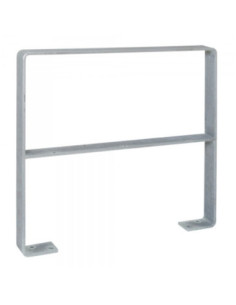 Aanleunbeugel GILA 800 x 800 mm op voetplaten, met kniebeugel kopen?
