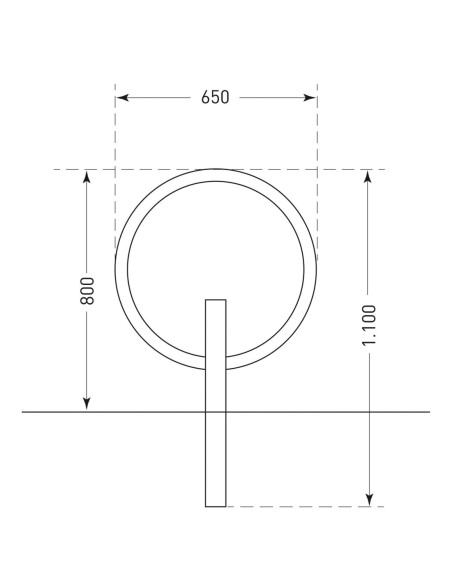 Aanleunbeugel GIRO 1100 x 650 mm, om in te betonneren kopen?