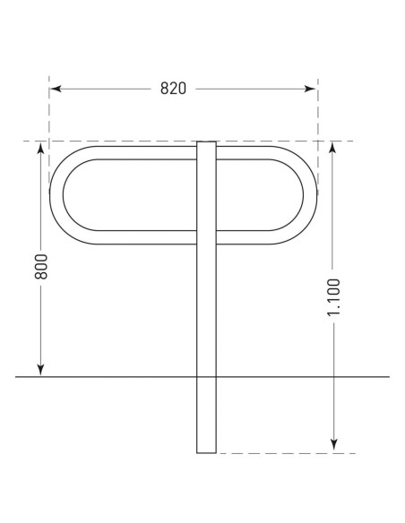 Aanleunbeugel TOUR 1100 x 820 mm, om in te betonneren kopen?