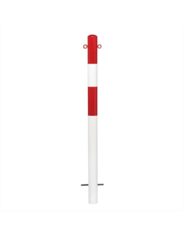 Vaste afzetpaal Ø76 mm, om in te betonneren, gecoat, rood wit kopen?