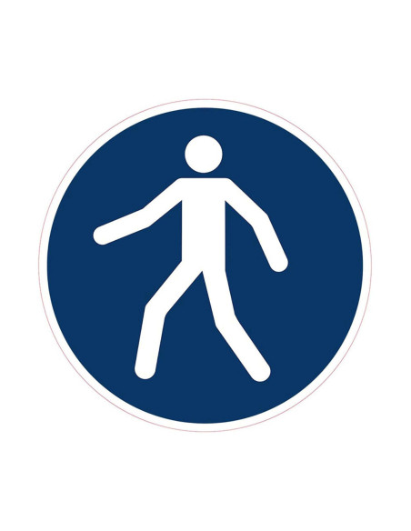 Vloermarkering gebodsbord Voetgangersdoorgang, zelfklevend kopen?