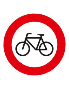 Thermoplast verkeersteken Gesloten voor fietsen (C14 NL / C11 B), 1000 x 1000 mm kopen?