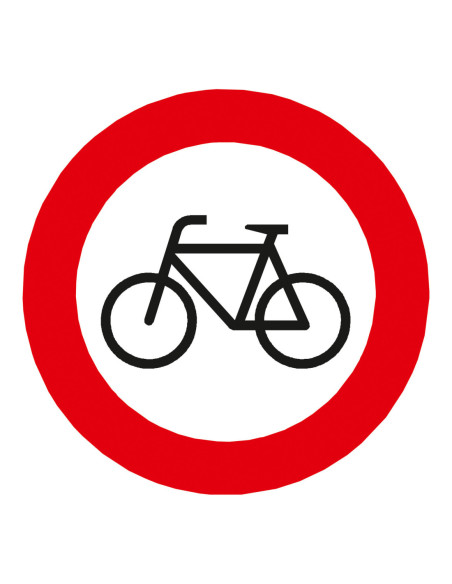 Thermoplast verkeersteken Gesloten voor fietsen (C14 NL / C11 B), 1000 x 1000 mm kopen?