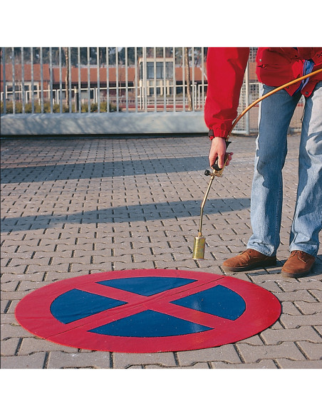 Thermoplast verkeersteken Voetpad (G7 NL / D11 B), 1000 x 1000 mm kopen?
