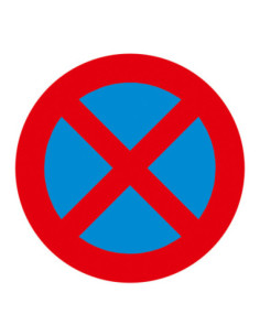 Thermoplast verkeersteken Verbod stil te staan (E2 NL / E3 B) kopen?