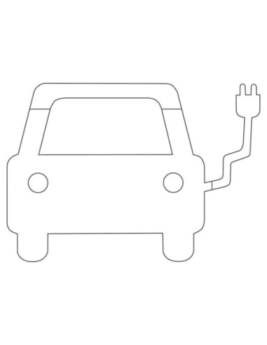 Thermoplast pictogram elektrische auto met stekker, wit, 700 x 1000 mm kopen?