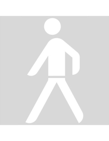 Thermoplast pictogram voetgangers, wit, 1000 x 600 mm kopen?