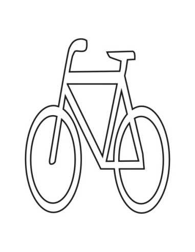 Thermoplast pictogram fietser, wit kopen?