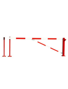 Draaiboom COMPACT enkel, handbediend, rood wit kopen?