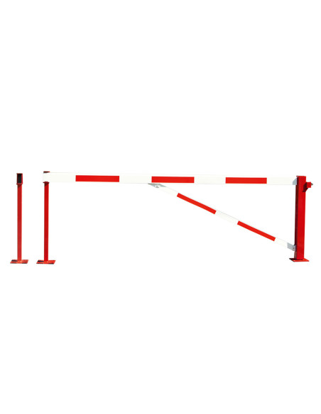 Draaiboom COMPACT enkel, handbediend, rood wit kopen?