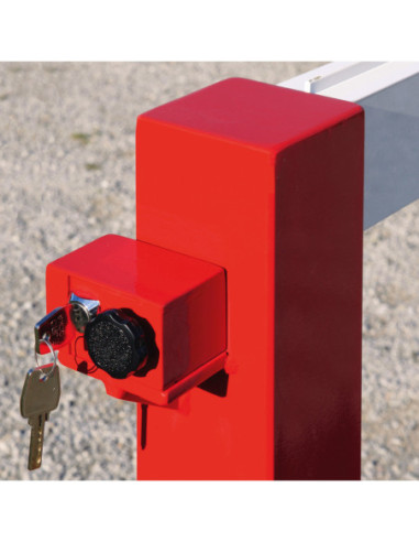 Draaiboom COMPACT enkel, handbediend, rood wit kopen?