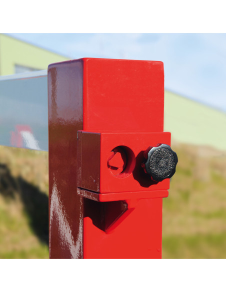 Draaiboom COMPACT dubbel, handbediend, rood wit kopen?