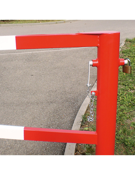 Draaiboom MORION dubbel, om in te betonneren, rood wit kopen?
