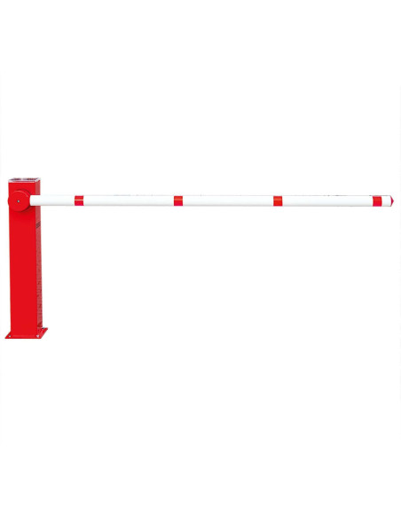 Elektrische slagboom COMPACT met zonnepaneel, rood wit kopen?