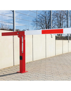Lichte slagboom COMPACT met gasdrukveer, rood wit kopen?