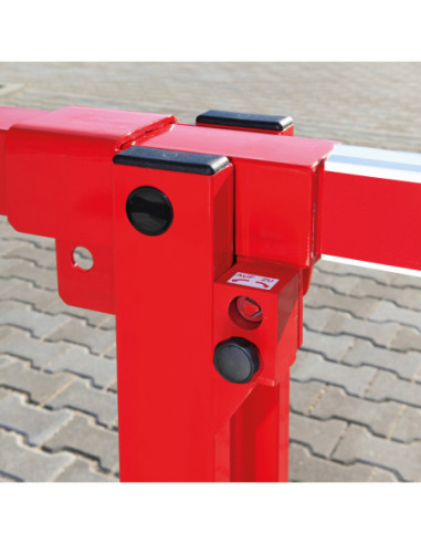 Slagboom COMPACT met tegengewicht en pendelsteun, rood wit kopen?