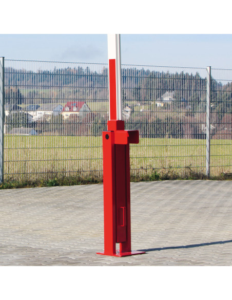 Slagboom COMPACT met tegengewicht en vaste steun, rood wit kopen?