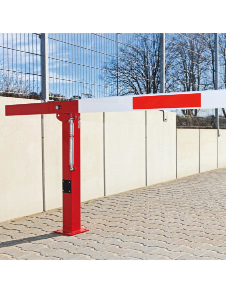 Lichte slagboom COMPACT met gasdrukveer, rood wit kopen?