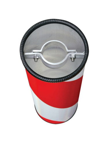 Reflecterende koker GAMMA voor signalisatiepaal, 500 x Ø160 mm, rood wit kopen?