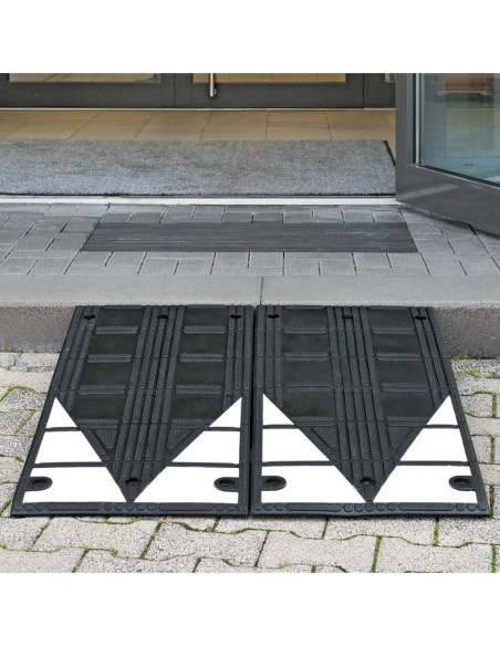 Drempelhulp MORION XL, 1000 x 450 x 75 mm, zwart wit kopen?