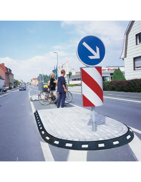 Elastische boordsteen GAMMA, hoog eindstuk, 100 x 150 x 100 mm kopen?