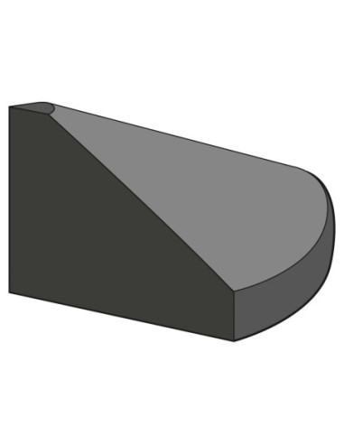 Elastische boordsteen GAMMA, laag eindstuk, 150 x 100 x 150 mm kopen?