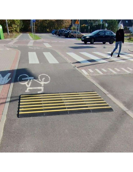 Fietsdrempel TOPSTOP Bike, modulair, zwart geel kopen?