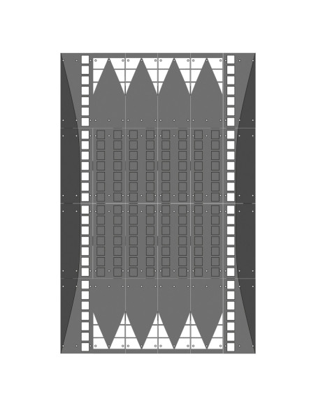 Verkeersplateau GAMMA set A, 4000 x 2700 x 80 mm, zwart wit kopen?