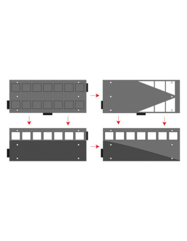 Verkeersplateau GAMMA set A, 4000 x 2700 x 80 mm, zwart wit kopen?
