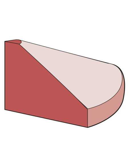 Elastische boordsteen GAMMA, laag eindstuk, 150 x 100 x 150 mm kopen?