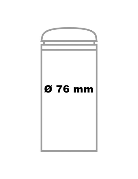 RVS paal MILANO, Ø76 mm, neerklapbaar met cilinderslot kopen?