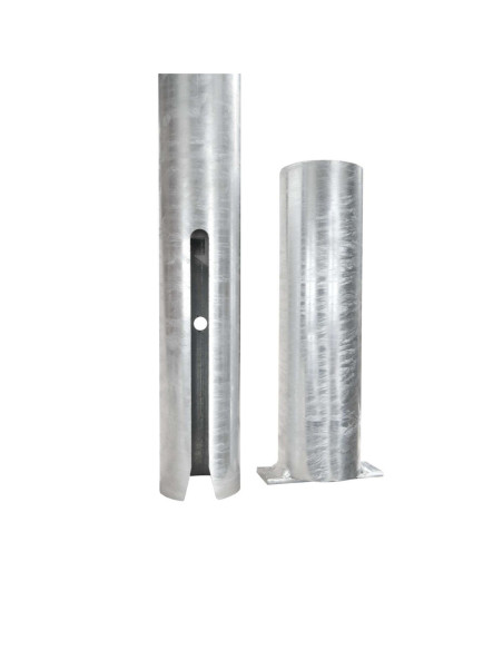 Uitneembare afzetpaal MORION, Ø60 mm, met grondhuls, driekantslot kopen?